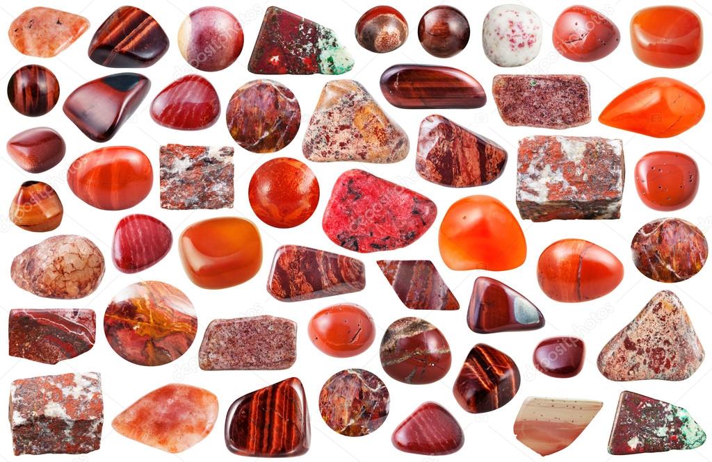 Piedras Preciosas Rojas